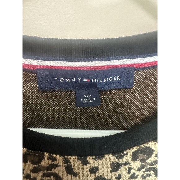 Tommy Hilfiger Animal Print Cheetah Dress Size Small - Picture 3 of 5